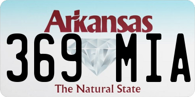 AR license plate 369MIA