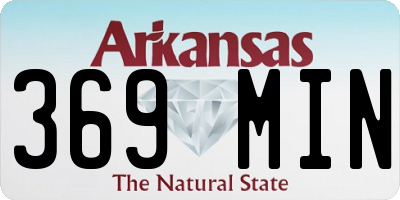 AR license plate 369MIN
