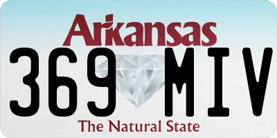 AR license plate 369MIV