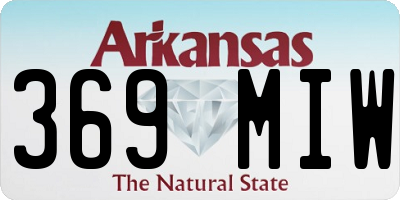 AR license plate 369MIW