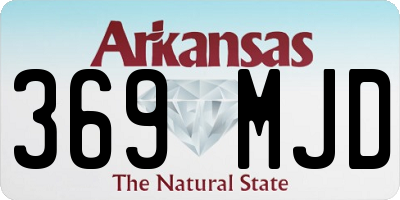 AR license plate 369MJD