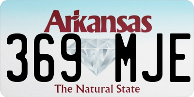 AR license plate 369MJE
