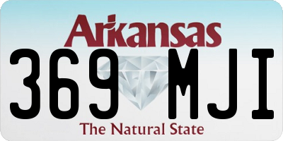 AR license plate 369MJI