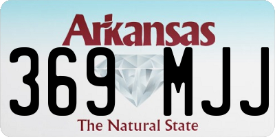 AR license plate 369MJJ