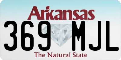 AR license plate 369MJL