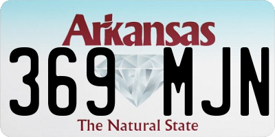 AR license plate 369MJN