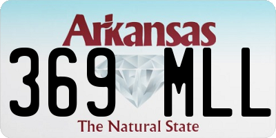 AR license plate 369MLL