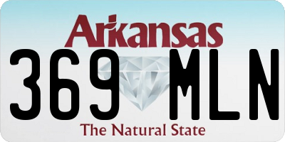 AR license plate 369MLN
