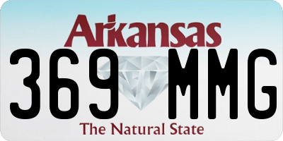 AR license plate 369MMG