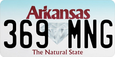 AR license plate 369MNG