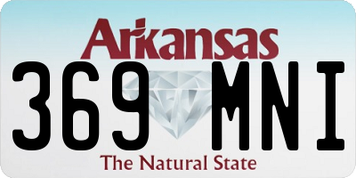 AR license plate 369MNI