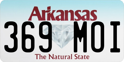 AR license plate 369MOI