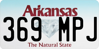 AR license plate 369MPJ