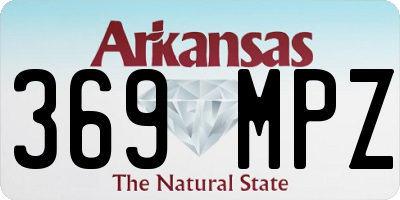 AR license plate 369MPZ