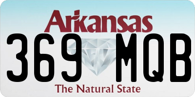 AR license plate 369MQB