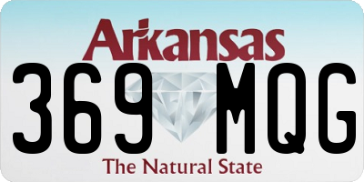 AR license plate 369MQG