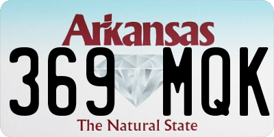 AR license plate 369MQK