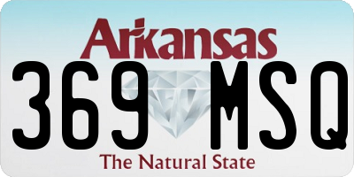 AR license plate 369MSQ