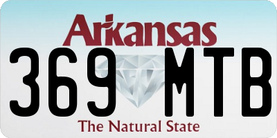 AR license plate 369MTB