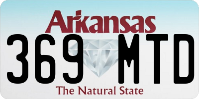 AR license plate 369MTD