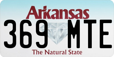 AR license plate 369MTE