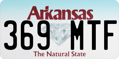 AR license plate 369MTF