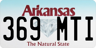 AR license plate 369MTI