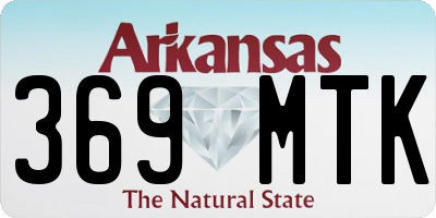 AR license plate 369MTK