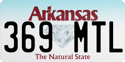 AR license plate 369MTL