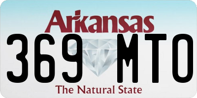 AR license plate 369MTO
