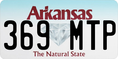 AR license plate 369MTP