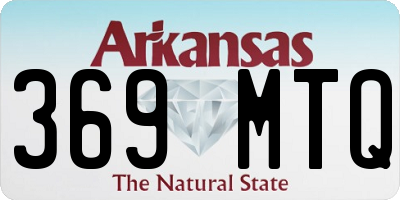 AR license plate 369MTQ