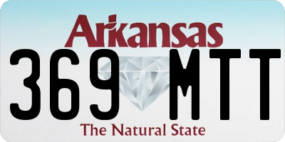 AR license plate 369MTT