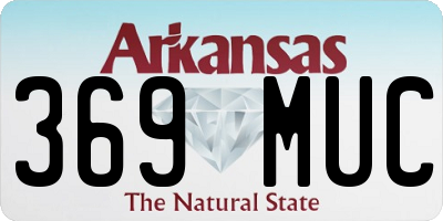 AR license plate 369MUC