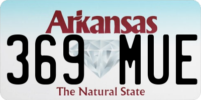 AR license plate 369MUE