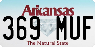 AR license plate 369MUF