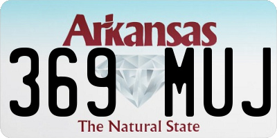 AR license plate 369MUJ
