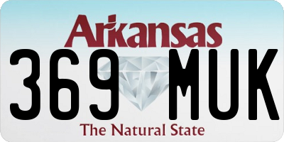 AR license plate 369MUK