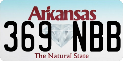 AR license plate 369NBB