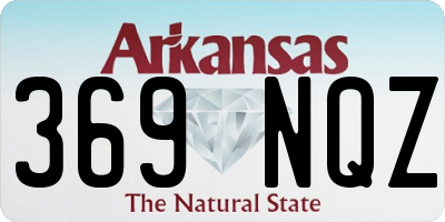 AR license plate 369NQZ
