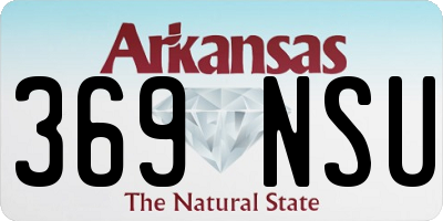 AR license plate 369NSU