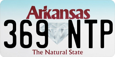 AR license plate 369NTP