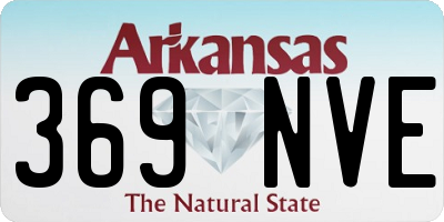 AR license plate 369NVE