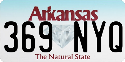 AR license plate 369NYQ