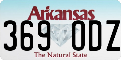 AR license plate 369ODZ