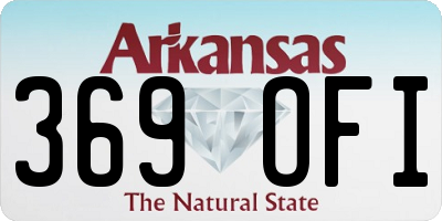 AR license plate 369OFI