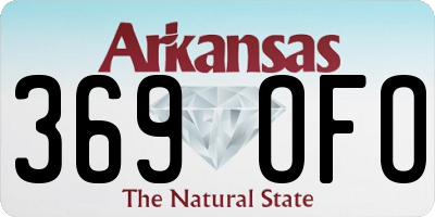 AR license plate 369OFO
