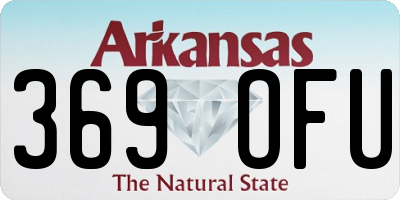 AR license plate 369OFU