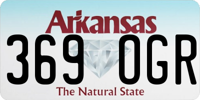 AR license plate 369OGR