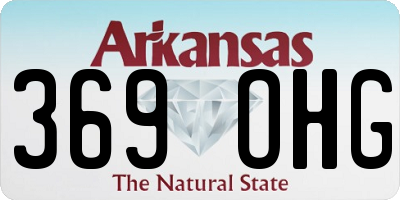 AR license plate 369OHG